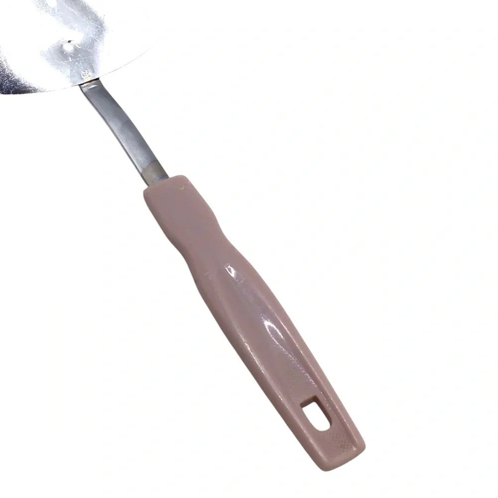 Vintage Korea Pink Slotted Spatula Turner Kitchen Utensil 11” Mauve Retro